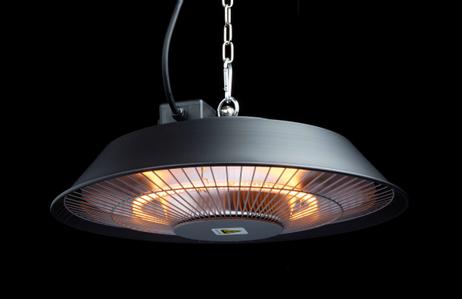 Tundra Terrassevarmer 1500W Takhengt Sort (TUNDRA-1025)