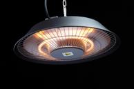 Tundra Terrassevarmer 1500W Takhengt Sort (TUNDRA-1025)