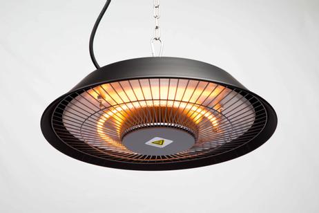 Tundra Terrassevarmer 1500W Takhengt Sort (TUNDRA-1025)