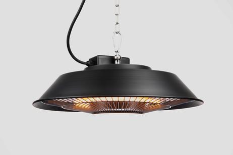 Tundra Terrassevarmer 1500W Takhengt Sort (TUNDRA-1025)