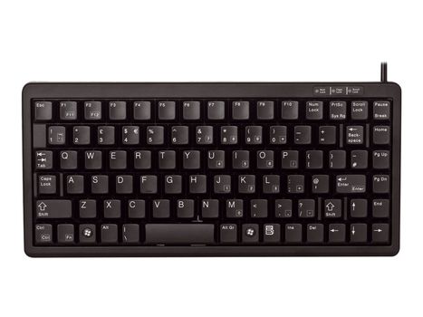 Cherry Compact-Keyboard G84-4100 - tastatur - Fransk - svart (G84-4100LCMFR-2)