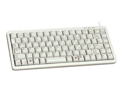 Cherry Compact-Keyboard G84-4100 - tastatur - Tysk - lysegrå (G84-4100LCMDE-0)