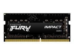 Kingston FURY Impact - DDR4 - modul - 8 GB - SO DIMM 260-pin - 2666 MHz / PC4-21300 - ikke-bufret