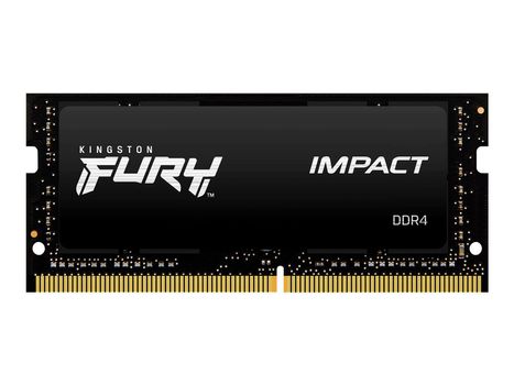 Kingston FURY Impact - DDR4 - modul - 32 GB - SO DIMM 260-pin - 2666 MHz / PC4-21300 - ikke-bufret (KF426S16IB/32)