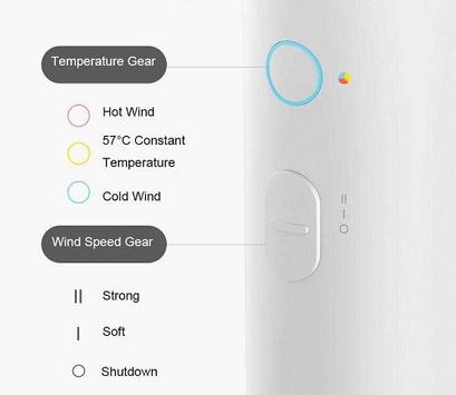 Xiaomi H300 hårføner 1600W m/ ionisering (BHR5081GL)