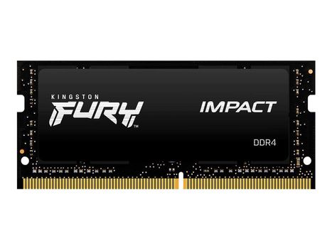 Kingston FURY Impact - DDR4 - modul - 16 GB - SO DIMM 260-pin - 3200 MHz / PC4-25600 - ikke-bufret