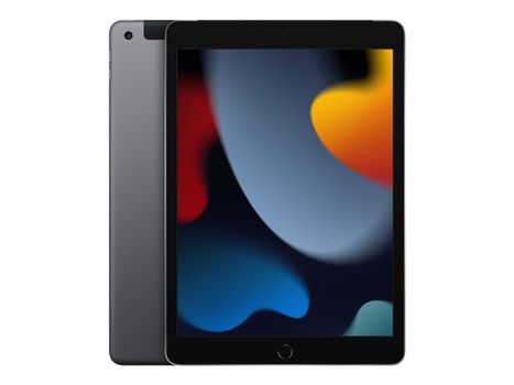 Apple 10.2-inch iPad Wi-Fi + Cellular - 9. generasjon - tablet - 64 GB - 10.2" - 3G, 4G (MK473KN/A)
