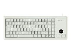 Cherry Compact-Keyboard G84-4400 - tastatur - Tysk - lysegrå