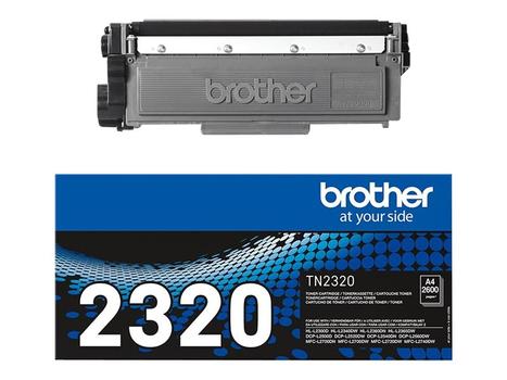 Brother TN2320 - svart - original - tonerpatron (TN2320)