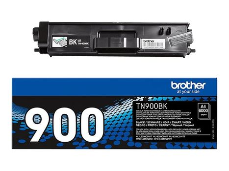 Brother TN900BK - svart - original - tonerpatron (TN900BK)