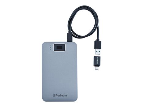 VERBATIM Executive Fingerprint Secure - harddisk - 2 TB - USB 3.2 Gen 1 (53653)