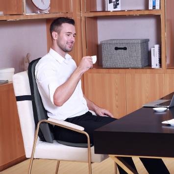 Naipo Shiatsu-massasjesete med varme (MGBK-2606H)