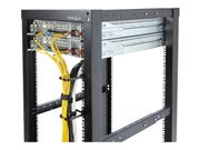 StarTech 1U Vertical 2.2 x 3.9in Server Rack Cable Management D-Ring Hook w/ Flexible Opening - Network Rack-Mount Cord Organizer Ring (CMHOOK1U) - kabelstyringsring - 1U (CMHOOK1U)