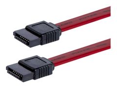 StarTech 12in SATA Serial ATA Cable - SATA cable - Serial ATA 150/300 - SATA (F) to SATA (F) - 1 ft - red - SATA12 - SATA-kabel - 30.5 cm