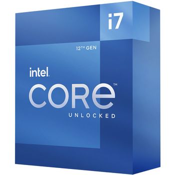 Intel Core i7-12700K,  25MB SmartCache LGA1700, Intel UHD Graphics 770, 125W-190W,  boks uten kjøler (BX8071512700K)