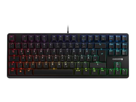Cherry G80-3000N RGB TKL - tastatur - QWERTZ - Tysk - svart (G80-3833LWBDE-2)