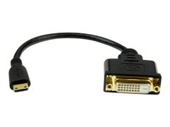 StarTech 8 in Mini HDMI to DVI Cable Adapter, DVI-D to HDMI (1920x1200p), 19 Pin HDMI Mini (C) Male to DVI-D Female, Digital Monitor Adapter Cable M/F, 3.9 Gbps Bandwidth, Black - Mini HDMI to DVI Adapter - vi