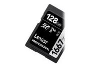 LEXAR Professional - flashminnekort - 128 GB - SDXC UHS-II (LSD128CB1667)