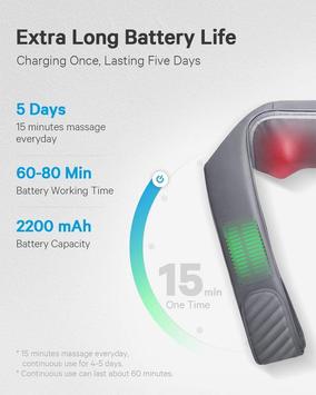 Naipo oCuddle Shiatsu-massasjeapparat med varme (oCuddle-P1)