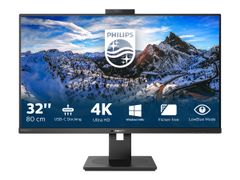 Philips 32" 4K- IPS-skjerm,  USB-C-dokkingstasjon Popup-webkamera med Windows Hello