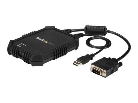 StarTech USB Crash Cart Adapter with File Transfer and Video Capture - Laptop to Server KVM Console - Portable & Rugged (NOTECONS02X) - KVM-svitsj - 1 porter (NOTECONS02X)