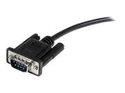 StarTech 2m Black Straight Through DB9 RS232 Serial Cable - DB9 RS232 Serial Extension Cable - Male to Female Cable (MXT1002MBK) - seriellforlengelseskabel - DB-9 til DB-9 - 2 m (MXT1002MBK)