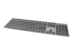 Deltaco TB-802 - tastatur - QWERTY - Pan Nordic - mørk grå
