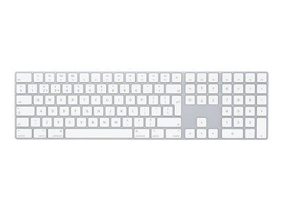 Apple Magic Keyboard with Numeric Keypad - tastatur - USA - sølv Inn-enhet (MQ052LB/A)