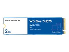 WD Blue SN570 2TB NVMe PCIe 3.0 SSD M.2 - 3500MB/s lesehastighet, 3500MB/s skrivehastighet