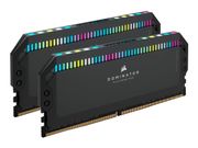 Corsair Dominator Platinum RGB - DDR5 - sett - 32 GB: 2 x 16 GB - DIMM 288-pin - 5200 MHz / PC5-41600 - ikke-bufret (CMT32GX5M2B5200C40)