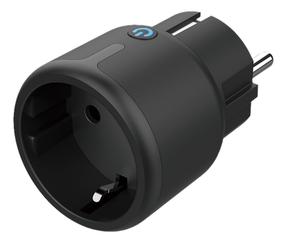 Deltaco Smart Home Veggplugg Sort (SH-P01M-B)