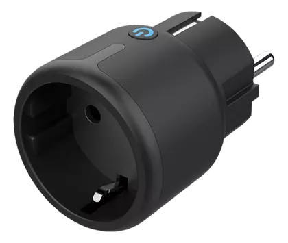 Deltaco Smart Home Veggplugg Sort (SH-P01M-B)