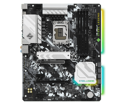ASRock B660 Steel Legend LGA1700 ATX, max 128GB RAM (4x DDR4 5000MHz) (90-MXBH20-A0UAYZ)
