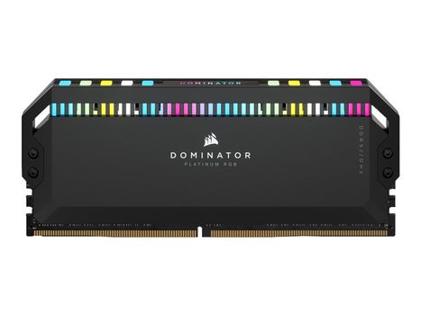 Corsair Dominator Platinum RGB - DDR5 - sett - 32 GB: 2 x 16 GB - DIMM 288-pin - 5600 MHz / PC5-44800 - ikke-bufret (CMT32GX5M2X5600C36)