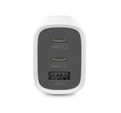 GP reiselader GaN PD 65W 2x USB-C, 1x USB-A - inkludert USB-C til USB-C-kabel (405186)