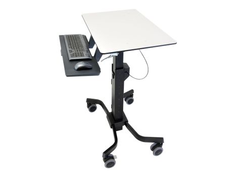 Ergotron TeachWell Mobile Digital Workspace vogn - Patented Constant Force Technology - for notebook / tastatur / mus - grafittgrå (24-220-055)
