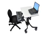 Ergotron TeachWell Mobile Digital Workspace vogn - Patented Constant Force Technology - for notebook / tastatur / mus - grafittgrå (24-220-055)