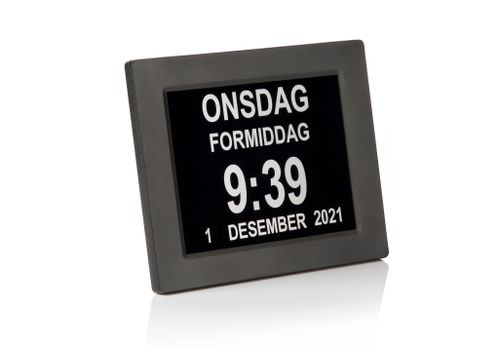 Ontario lettleselig kalenderklokke for eldre med Alzheimers,  demens -  (ONT-DC0--3)