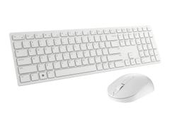 DELL Pro KM5221W - tastatur- og mussett - QWERTY - US International - hvit