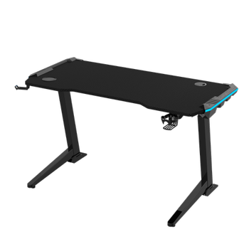 Loctek GET119X-L gaming desk - hev/senk med RGB-belysning