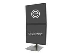 Ergotron DS100 - monteringssett - lav profil - for 2 LCD-skjermer - svart