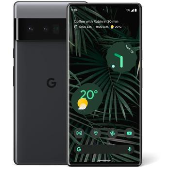 Google Pixel 6 Pro 12GB/ 128GB - Stormy Black, 5G, Wi-Fi 6E, Bluetooth 5.2, IP68, Android 12, uten lader (GA03164-GB)