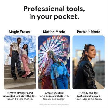 Google Pixel 6 Pro 12GB/ 128GB - Stormy Black, 5G, Wi-Fi 6E, Bluetooth 5.2, IP68, Android 12, uten lader (GA03164-GB)