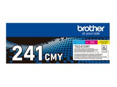 Brother TN241CMY - 3-pack - gul, cyan, magenta - original - tonerpatron