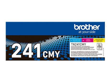 Brother TN241CMY - 3-pack - gul, cyan, magenta - original - tonerpatron (TN241CMY)