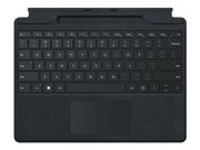 Microsoft Surface Pro Signature Keyboard - tastatur - med styreplate,  akselerometer,  lagrings- og ladebakke for Surface Slim Pen 2 - svart - med Slim Pen 2 (8X6-00009)