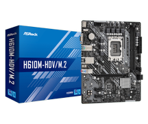 ASRock H610M-HDV/M.2 DDR4, LGA1700, mATX, demo