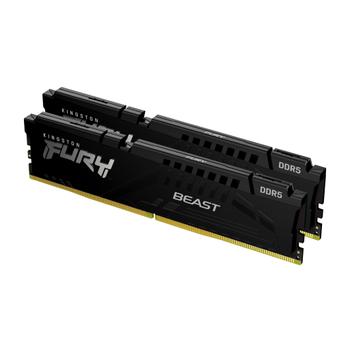 Kingston FURY Beast 64GB 5600MHz DDR5 (2x 32GB) CL40-40-40,  1.25V, Intel XMP (KF556C40BBK2-64)