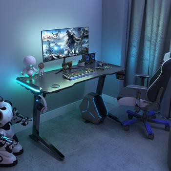 Loctek GET119X-L gaming desk - hev/senk med RGB-belysning (LT-GET119X-L)