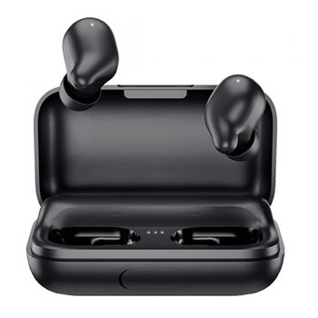 Xiaomi Haylou T15 TWS Bluetooth Trådløse øreplugger med ladeetui, svarte (HAYLOU-T15-BK)